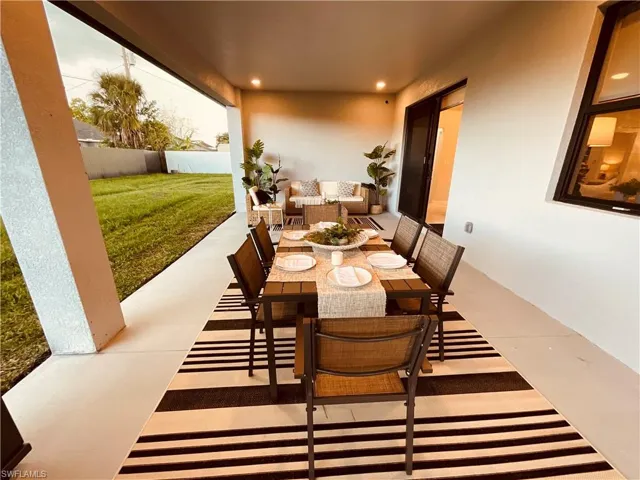 View of patio / terrace with an outdoor living space