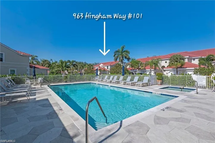 Steps to pool, hot tub, pickleball