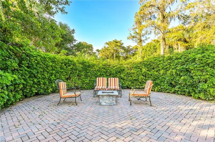Fire pit area