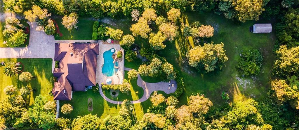 aerial view of part of property
