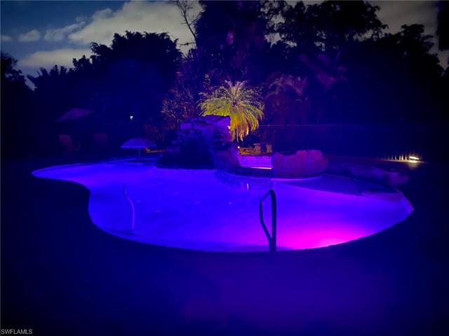 Pool at night