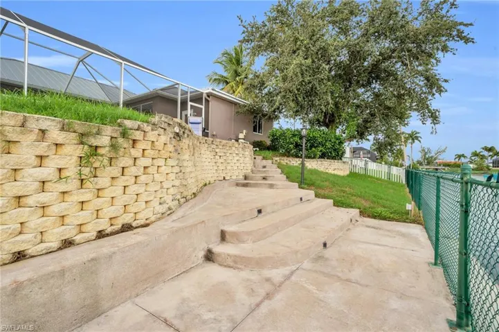 View of patio