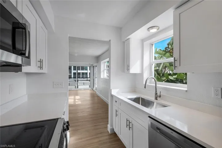 Kitchen has been tastefully upgraded.