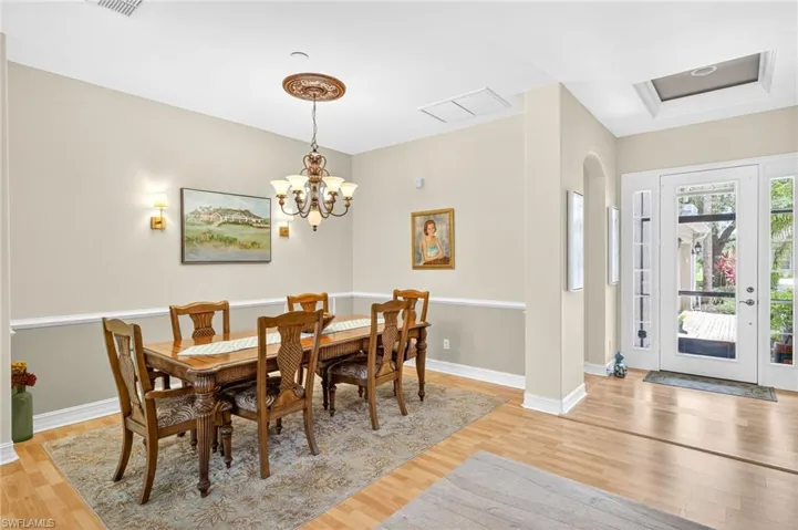 Great views out to the lanai bring the outdoors in.
