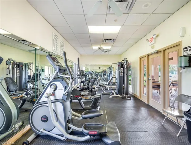 Community fitness room
