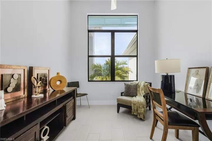 View of living area