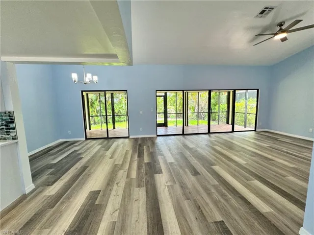 living room and dining room