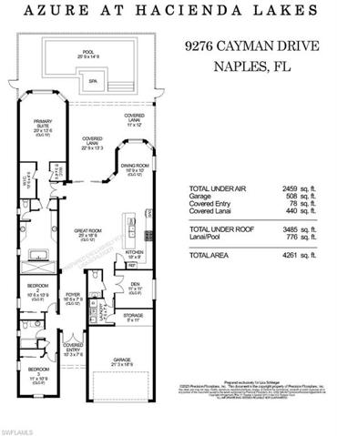 9276 Cayman Drive - Serino expanded floor plan