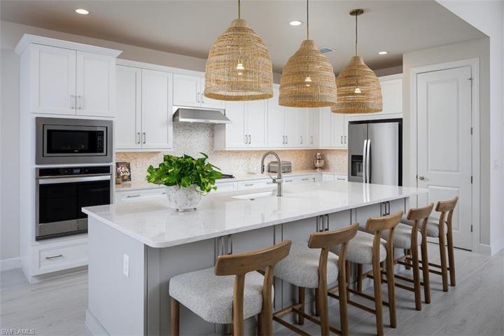 A chef's dream kitchen with large island