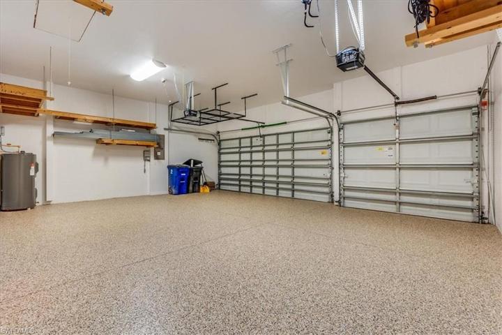 3 Car Garage with Epoxy Flooring