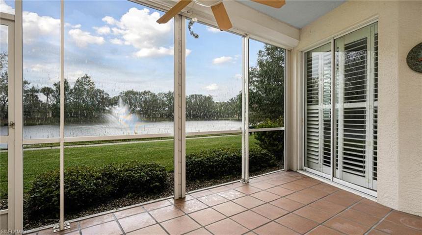 Enjoy the fountain from your lanai