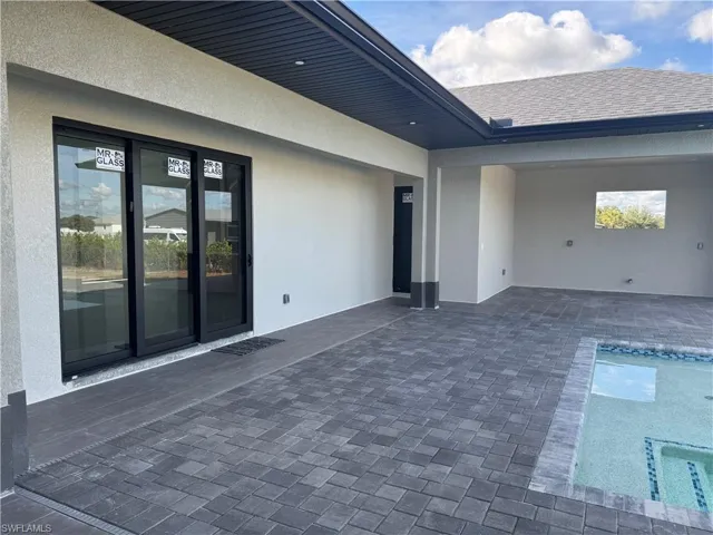 View of patio / terrace with an outdoor pool
