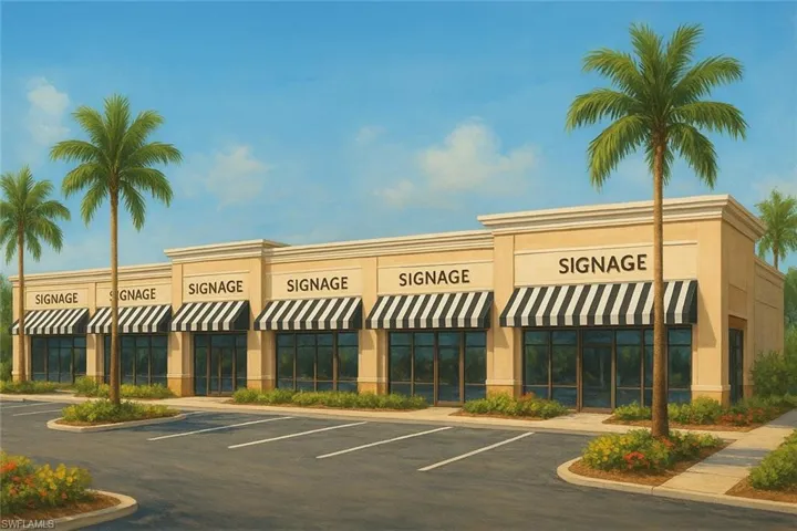 Strip center visual rendering
