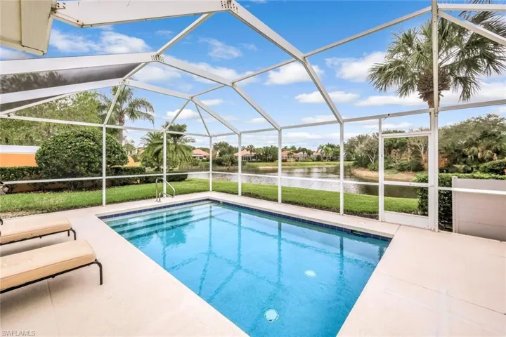 Welcome home to your private pool and long lake view!