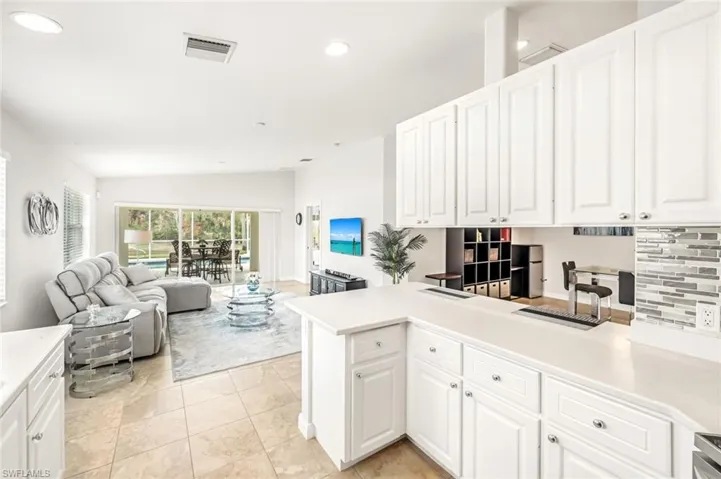 Love how seamlessly each space flows into the next