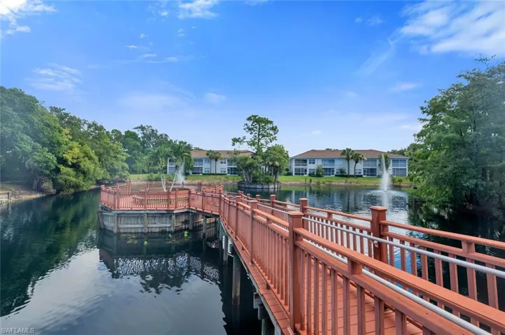 Dock with a water view