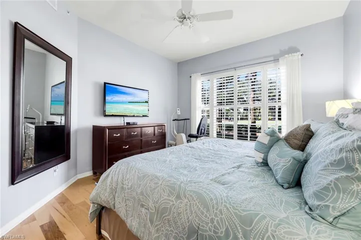 Main bedroom with stunning sunset views