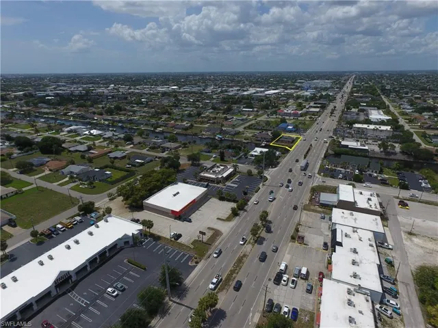 Looking North along Del Prado Blvd.