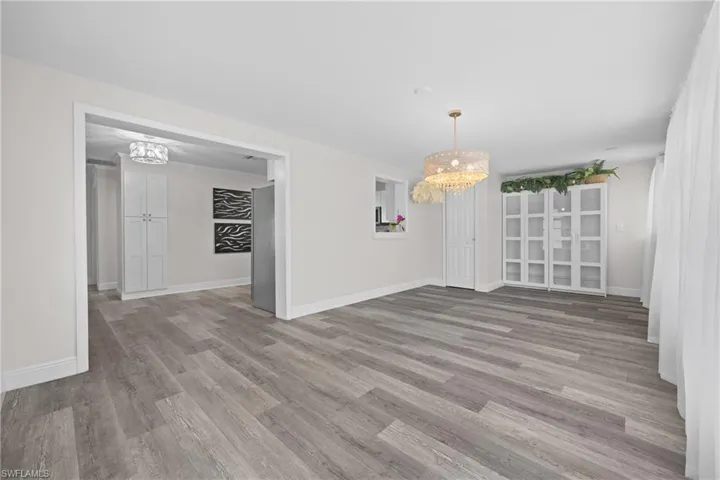 Spacious bonus room.