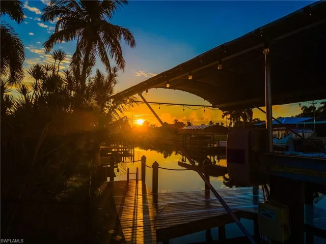 Sunrise views from the dock
