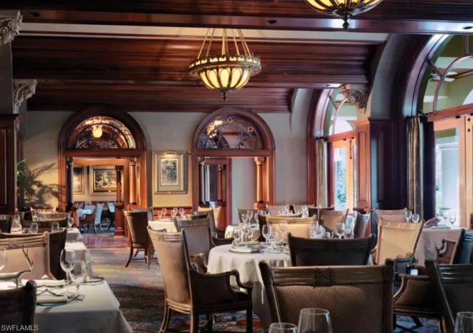 View of dining area