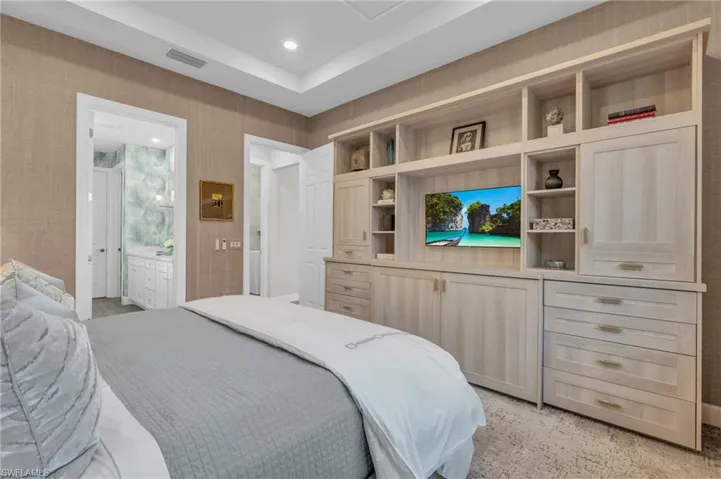 Bedroom with ensuite bathroom
