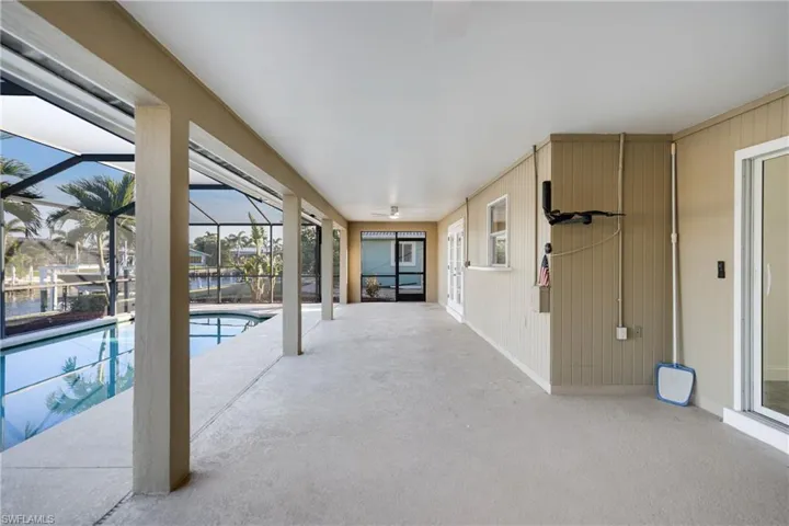 View of pool