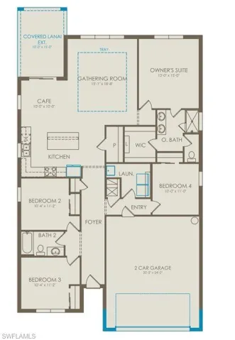 Floorplan with structurals