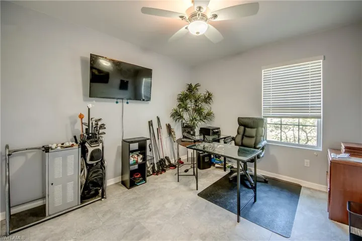Designated Office Space W/Ceiling Fan