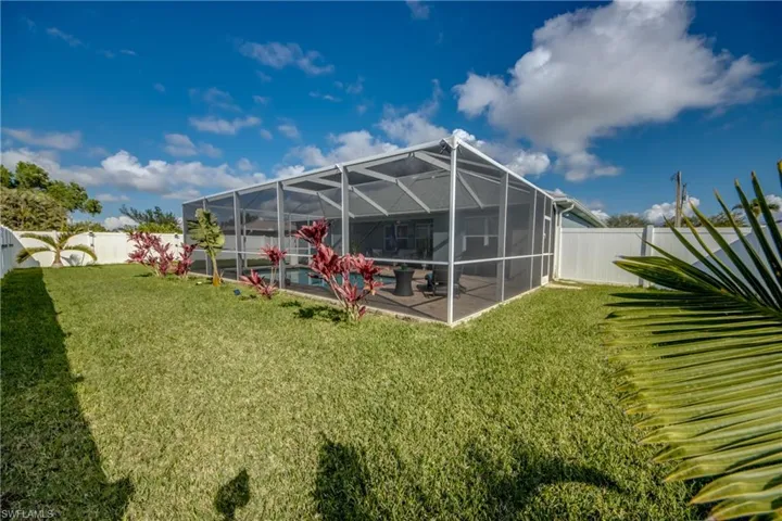 Beautiful Fenced-In Backyard