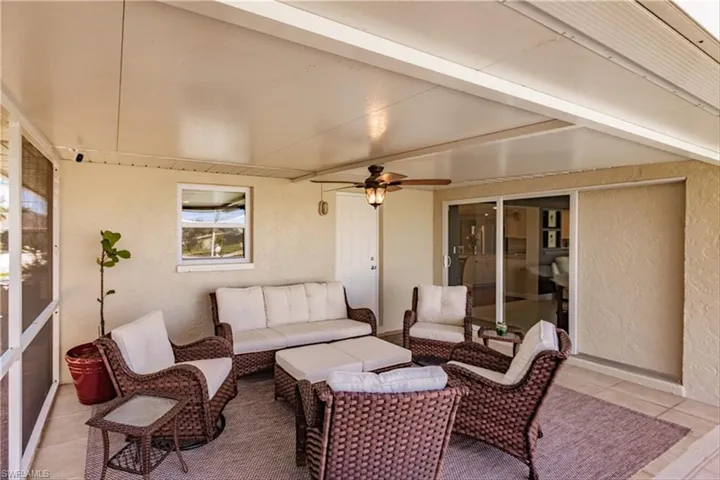 View of patio featuring an outdoor living space