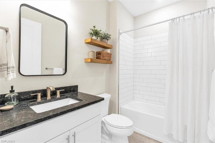 Well-appointed guest bath