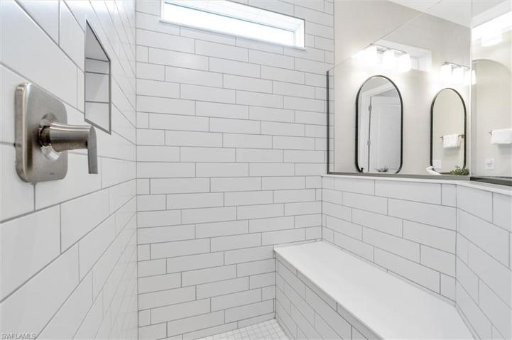 Luxurious shower in primary bath