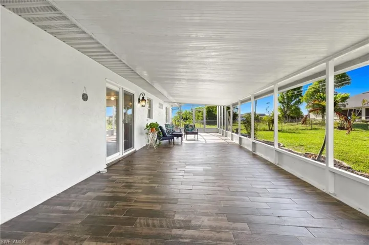 View of unfurnished patio