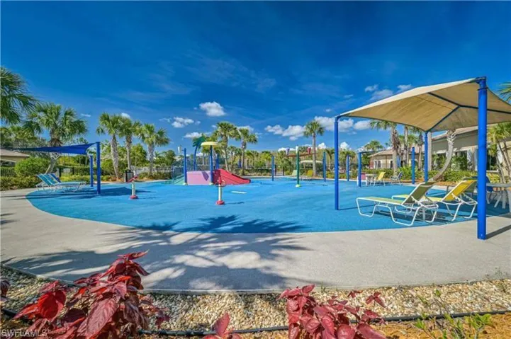 View of community  splash playground