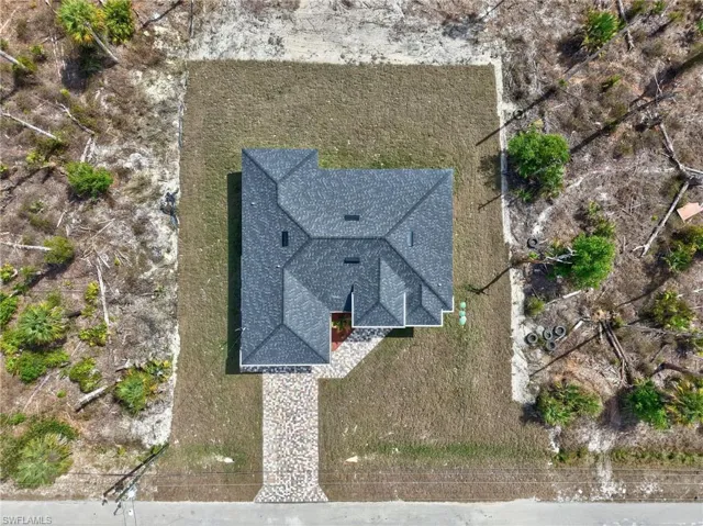 Aerial view of property and surrounding area