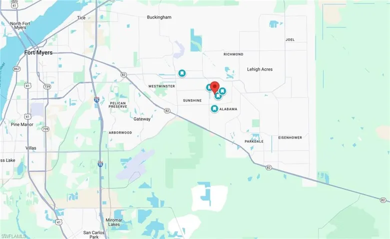 Map / location featuring property boundaries highlighted