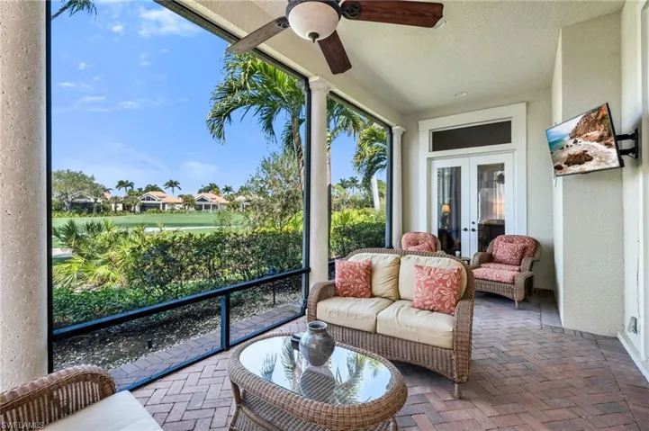 Lanai off living room.