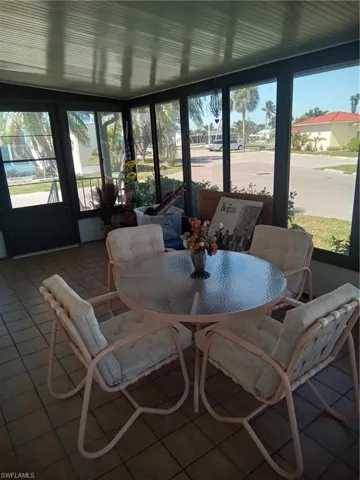 Screened lanai