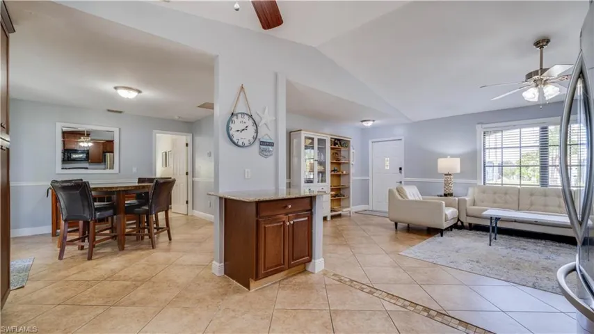 Kitchen and dining area