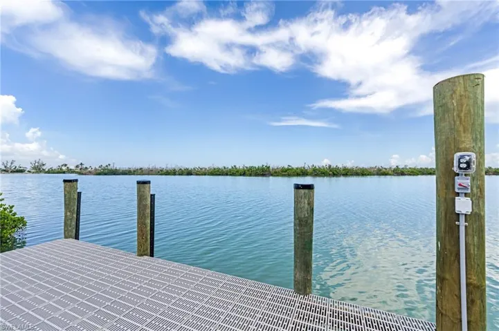 Dock featuring a water view