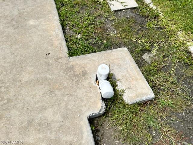 sewer line