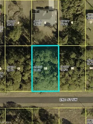 Plat Map. Illustrating the property boundaries and identification numbers