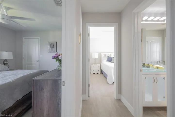 Guest rooms and bath