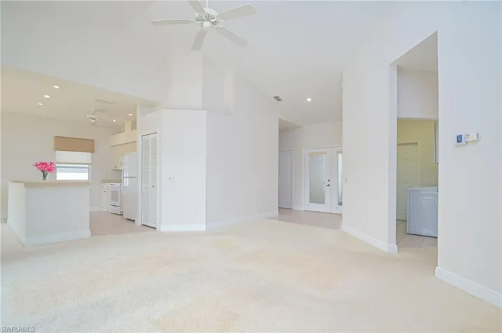 Expansive home living area, with true entry area, cathedral ceilings, opens to every room in the home!