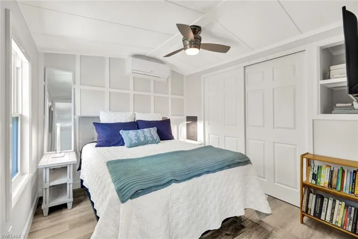 Primary suite features a large closet.