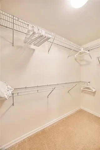 View of spacious closet