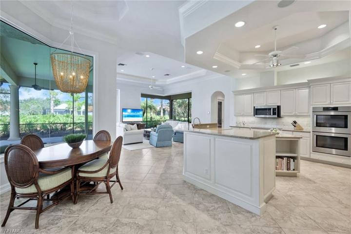 Open-concept floor plan