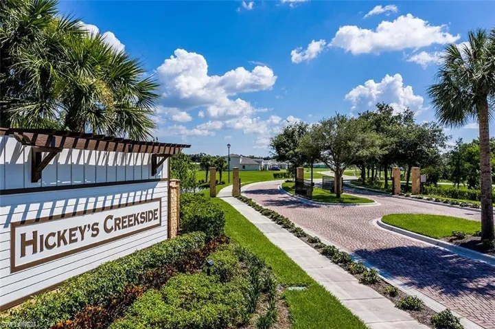 Hickey's Creekside Entrance ~ Gated for Added Privacy
