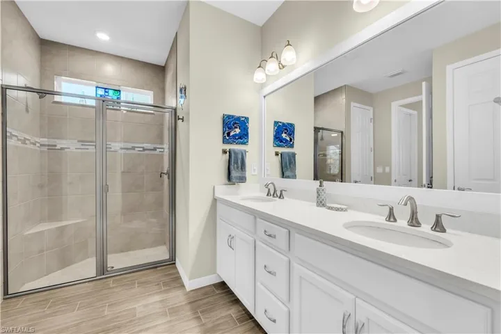 Primary Bath ~ Dual Sinks ~ Walk-In Shower